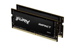 Kingston Pamięć SODIMM DDR4 Kingston Fury Impact 16GB (2x8GB) 3200MHz CL20 1,2V