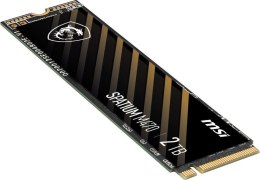 MSI Dysk SSD MSI SPATIUM M470 2TB PCIe 4.0 NVMe M.2 2280 (5000/4400 MB/s) 3D NAND