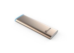 Plextor Dysk zewnętrzny SSD Plextor EX1 256GB USB3.1 Type-C Gold