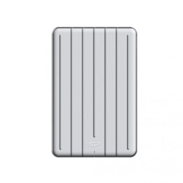 SILICON POWER Dysk zewnętrzny SSD Silicon Power Bolt B75 256GB (440/430 MB/s) USB 3.1 Typ-C, srebrny aluminium