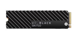 Western Digital Dysk SSD WD Black SN750 1TB M.2 2280 PCIe NVMe (3470/3000 MB/s) WDS100T3XHC z radiatorem