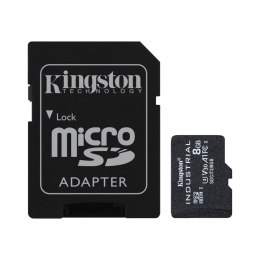 Kingston Karta pamięci Kingston Industrial microSD 8GB Class 10 UHS-I U3 + adapter