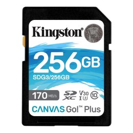 Kingston Karta pamięci Kingston SD Canvas Go! Plus 256GB Class 10 UHS-I