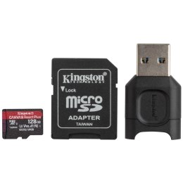 Kingston Karta pamięci Kingston microSD Canvas React Plus 128GB Class 10 UHS-II