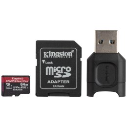 Kingston Karta pamięci Kingston microSD Canvas React Plus 64GB Class 10 UHS-II