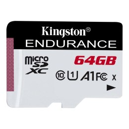 Kingston Karta pamięci Kingston microSD High-Endurance 64GB Class 10 UHS-I U1