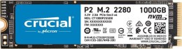CRUCIAL Dysk SSD Crucial P2 1TB M.2 PCIe 3.0 NVMe 2280 (2400/1800MB/s)