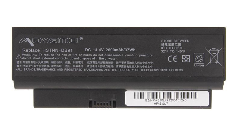 Bateria movano premium HP 4310s (2600maH)